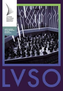 LVSO sezono pabaigos koncertas L. Vilkončius. ''Pasaulio sutvėrimas'' poster