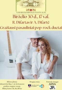 R. Difartas ir A. Difartė | Gražiausi pasauliniai pop-rock duetai poster