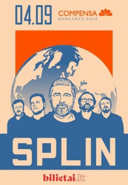 Legendinės grupės ''Splin'' koncertas poster