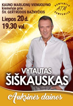 Vytautas Šiškauskas Golden songs poster