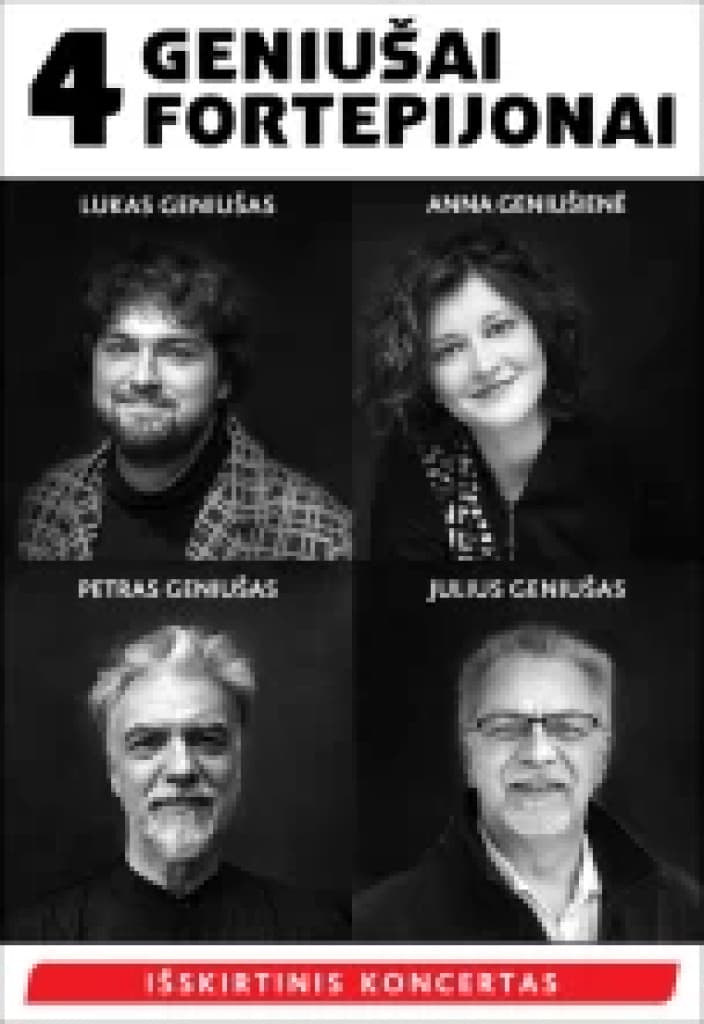 FOUR GENIUSAI & FOUR PIANOS