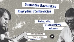 D. Razauskas ir R. Stankevičius. Dainos, eilės ir užkalbėjimai. poster