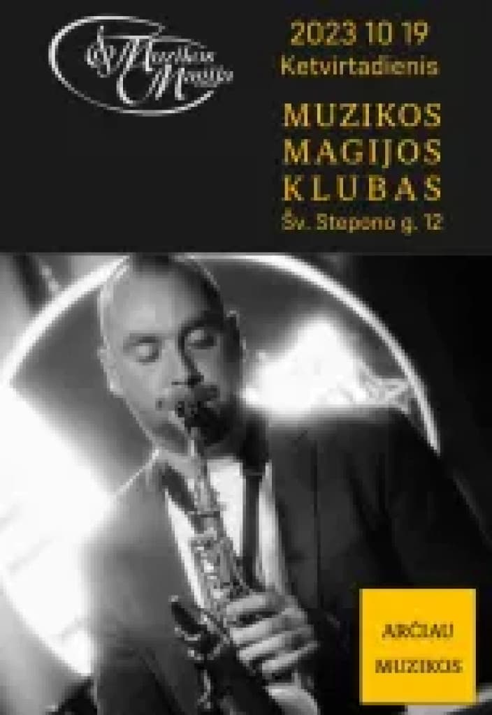 CLOSER TO MUSIC: Bebop | with saxophonist Manvydas Pratkelis