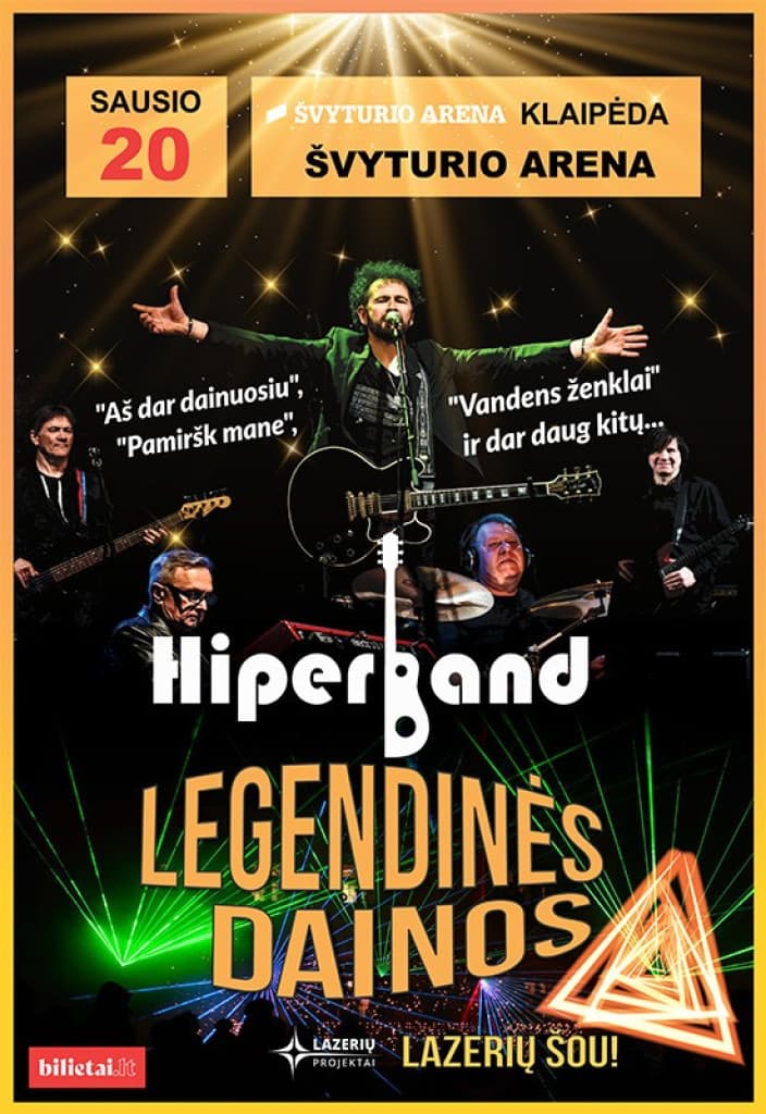 Hiperband - Dainos sukūrusios Lietuvos muzikos istoriją!