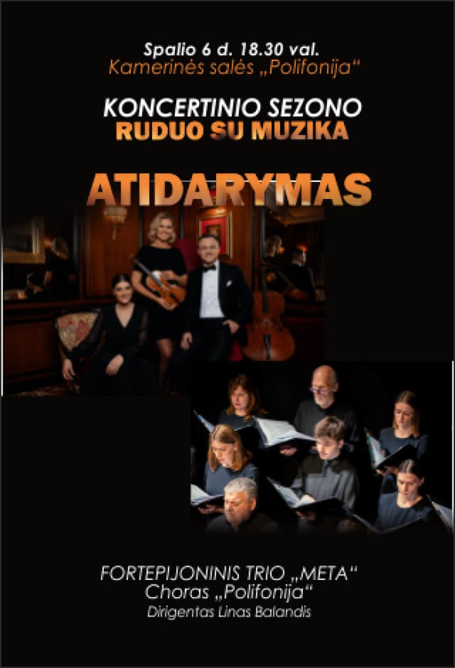 Opening of the "Autumn with Music" concert season of the chamber hall "Polifonija".