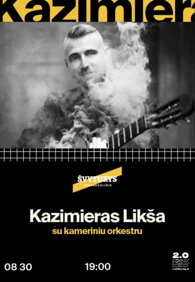 Kazimieras Likša with chamber orchestra