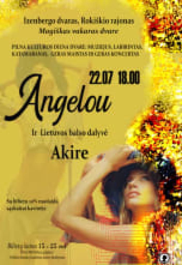 Rokiškis sounds: A musical evening with Angelou