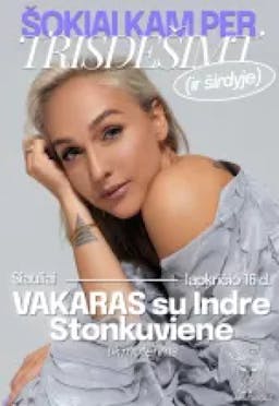 Dances for people over thirty I Evening with Indre Stonkuviene poster