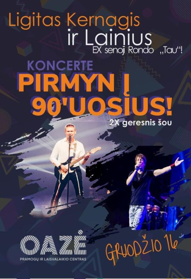 TAU: Pirmyn į 90-uosius!