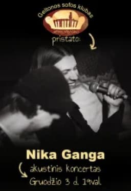 Nika Ganga - akustinis koncertas poster
