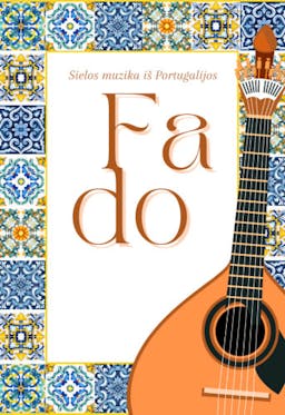 Soul music from Portugal: FADO poster