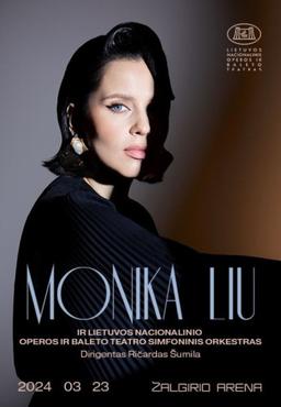 Monika Liu su LNOBT simfoniniu orkestru | Žalgirio arena poster