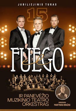 El Fuego's 15th anniversary concert poster
