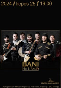 Bani Hill Band from Sakartvelo concert poster