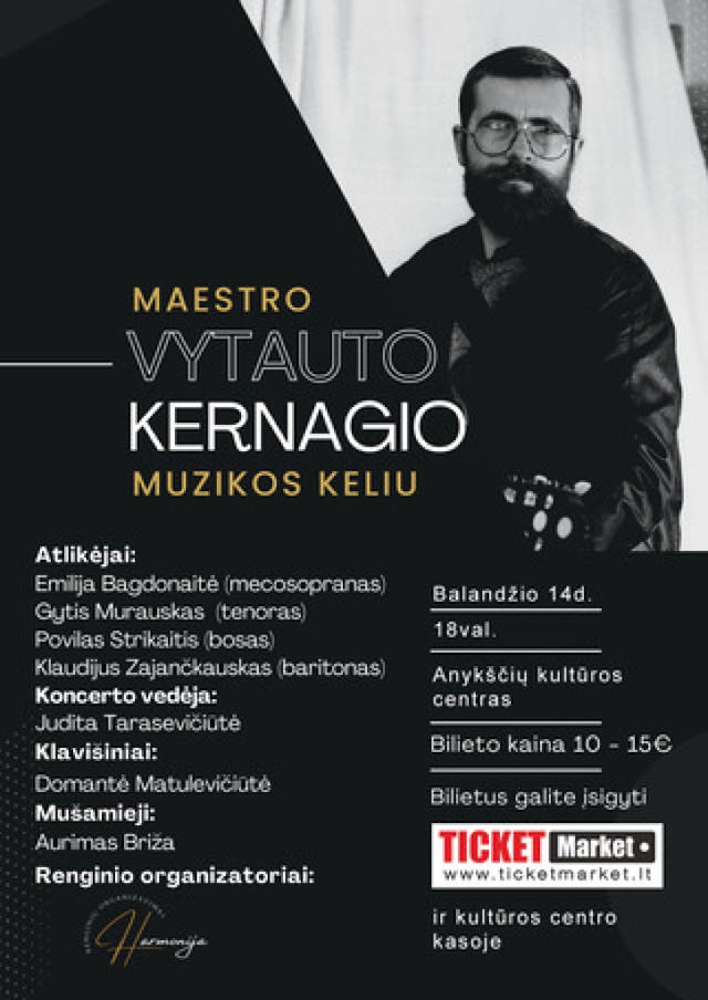 Koncert "Wzdłuż muzycznej ścieżki Maestro Vytautasa Kernagisa"