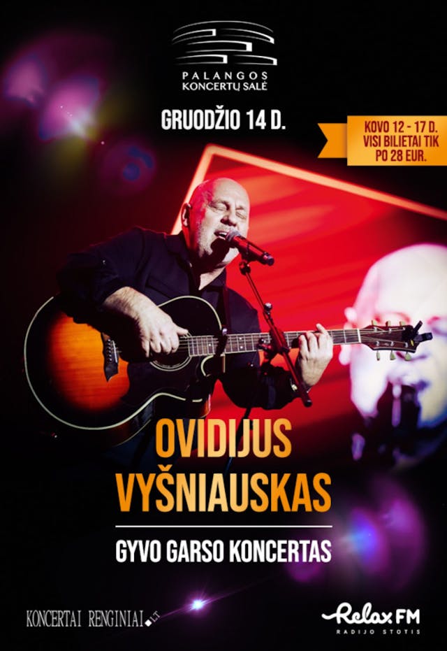 Ovidijus Vyšniauskas | świąteczny koncert na żywo
