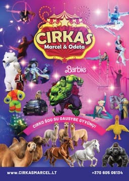 Circus show "Marcel and Odette" poster