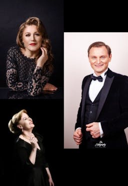 Liudas Mikalauskas, Vilija Kuprevičienė, Aleksandra Žvirblytė. Vocal stars poster