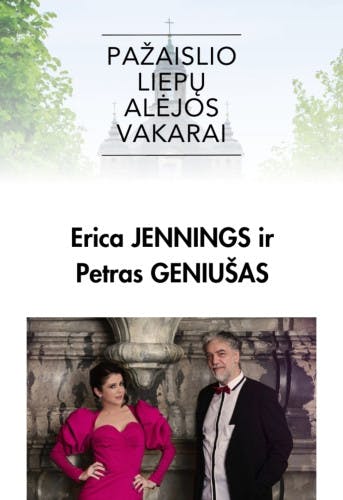 Erica Jennings and Petras Geniušas poster