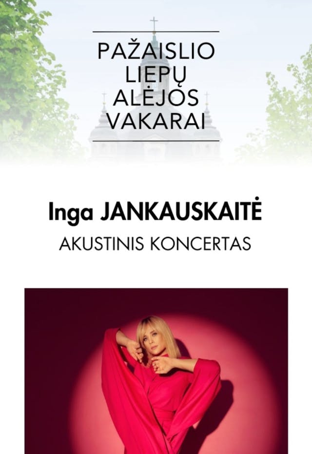 Wieczory w Alei Lipowej w Pożajściu | Koncert akustyczny Ingi Jankauskaitė