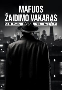 Mafia game night | Šiauliai poster