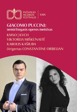 GIACOMO PUCCINI: the immortal master of opera poster