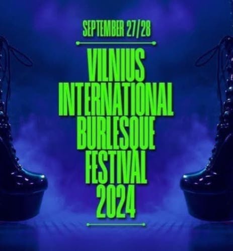 The Vilnius International Burlesque Festival 24 poster