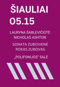 Concert in Šiauliai 15 D. poster