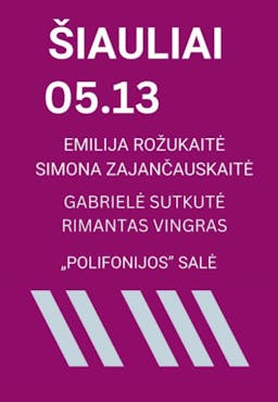 Concert in Šiauliai 13 D. poster