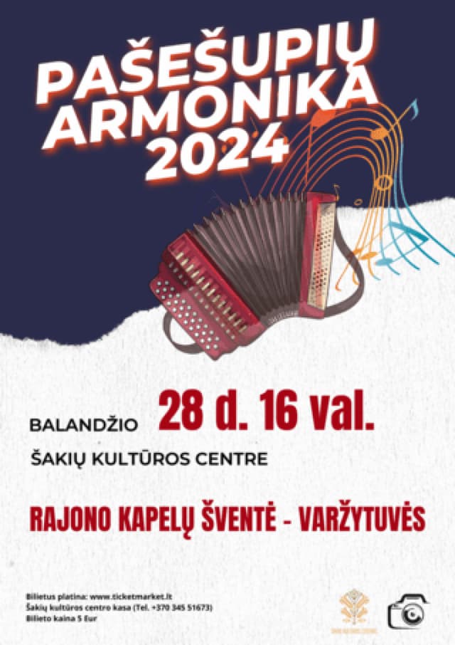 Okręgowy Festiwal Zespołów "Pašešupiai Armonica 2024"