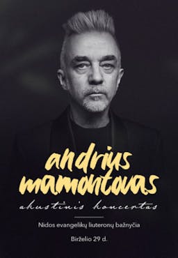 Andrius Mamontovas poster
