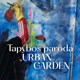 Painting exhibition URBAN GARDEN poster