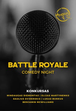 "Battle royale comedy night " COMPETITION | LIVE ATRANKA poster