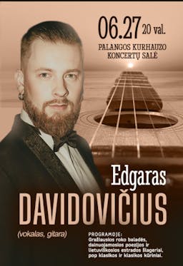 Edgaras Davidovičius poster