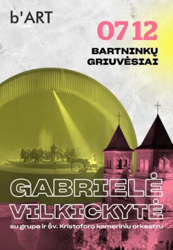 GABRIELĖ VILKICKYTĖ z zespołem i Orkiestrą Kameralną św. Krzysztofa poster