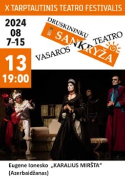 "KRÓL UMARŁ" (16+) (Państwowy Teatr Dramatyczny w Gandży, Azerbejdżan) reż. Ezhen Ionesko, Azerbejdżan poster