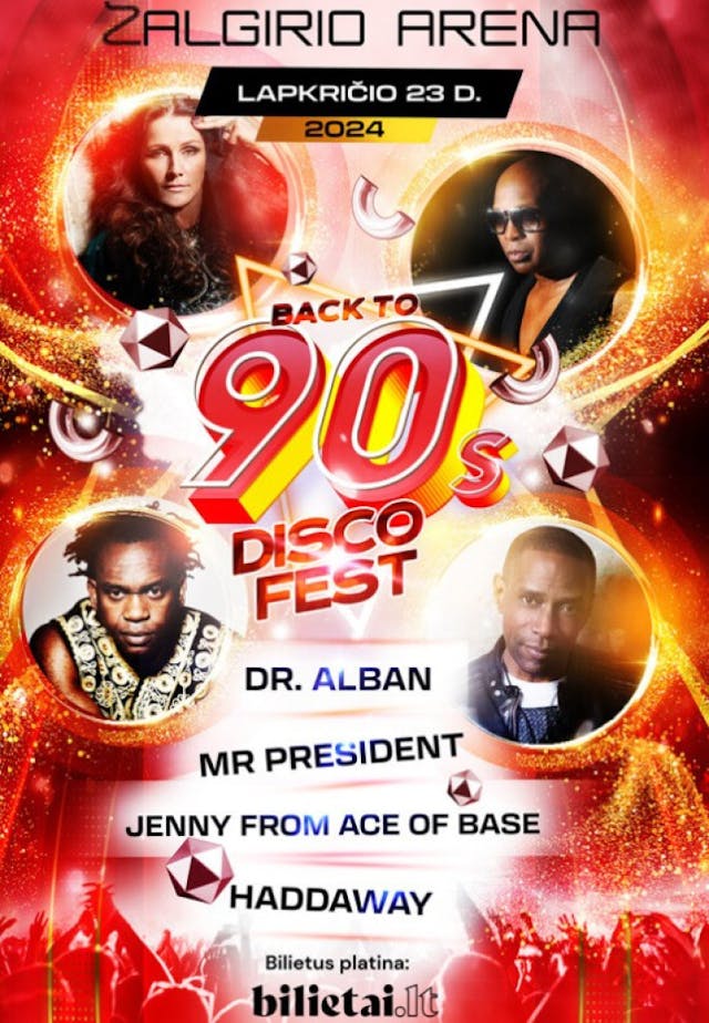 90's DISCO FEST | Dr Alban, Jenny FROM ACE OF BACE, Haddaway, Mr President