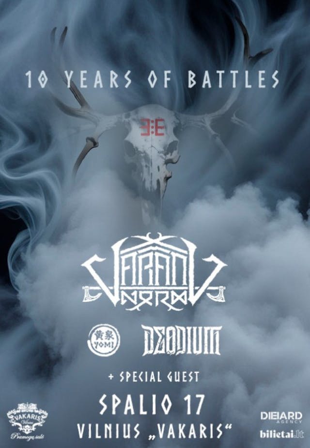 VARANG NORD, DEODIUM, YOMI - 10 Years Of Battles Tour 2024 - Wilno