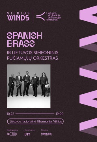 Spanish Brass and Lithuanian Sinfonia Wind Orchestra poster