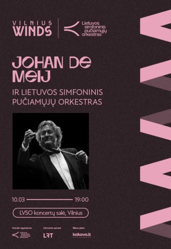 JOHAN DE MEIJ and Lithuanian Symphony Wind Orchestra poster