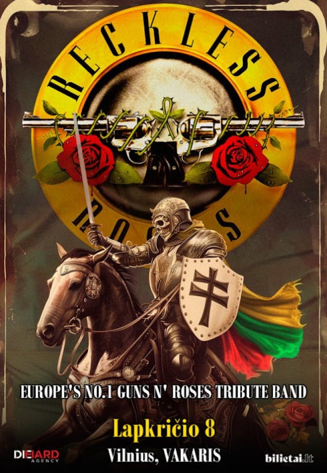 GUNS N' ROSES tribute band nr 1 w Europie - RECKLESS ROSES - Wilno
