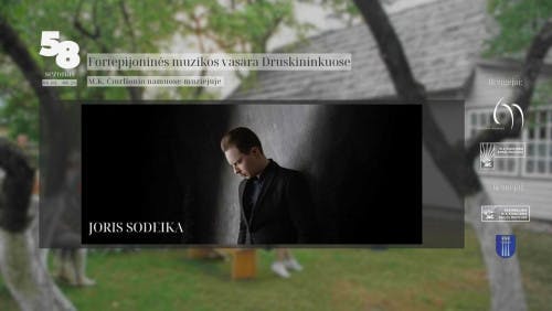 Joris Sodeika recital poster