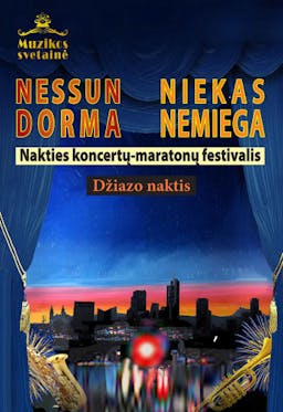 DŽIAZO NIGHT: Dominykas NORKŪNAS (gitara) i Gediminas STEPANAVIČIUS (kontrabas) poster