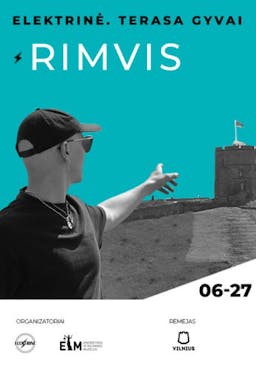 Rimvis | Koncert na świeżym powietrzu poster
