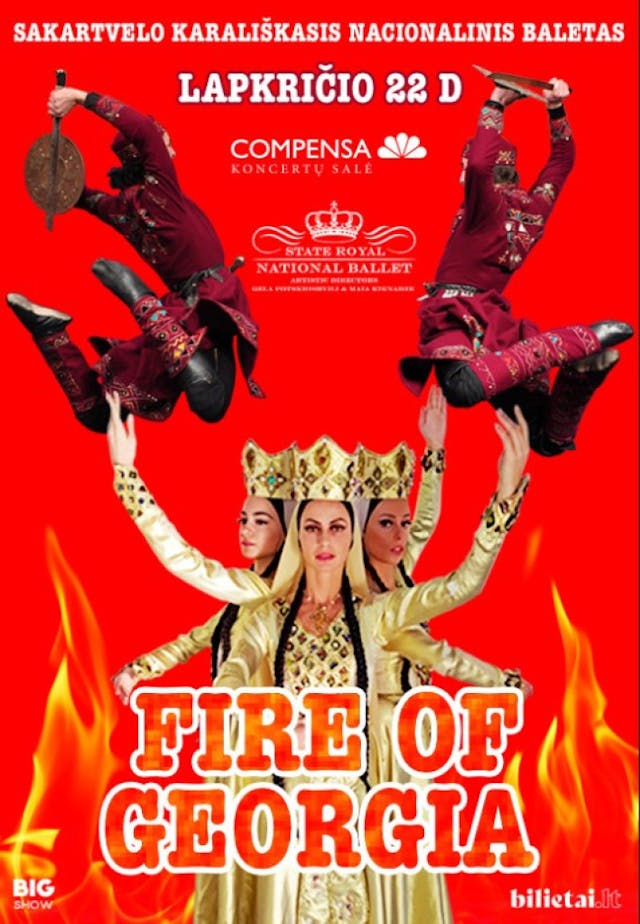 ''THE FIRE OF SAKARTVEL'' - Królewski Balet w Sakartvel