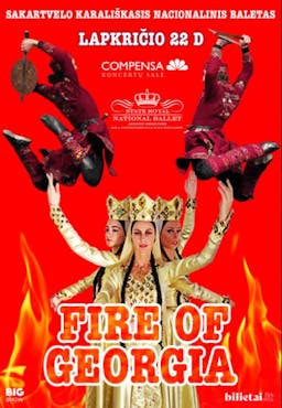 ''THE FIRE OF SAKARTVEL'' - Królewski Balet w Sakartvel poster