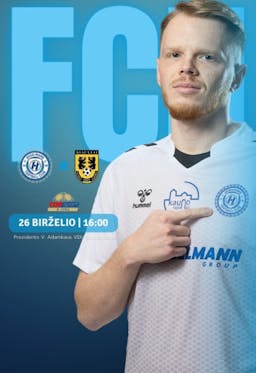 TOPsport A league round 20: FC Hegelmann x FA Šiauliai poster