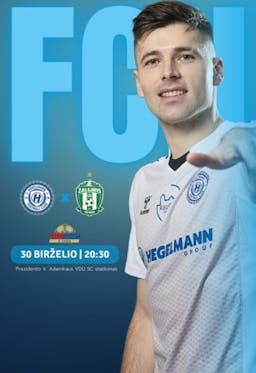 TOPsport A-League Round 21: FC Hegelmann x FK Žalgiris poster