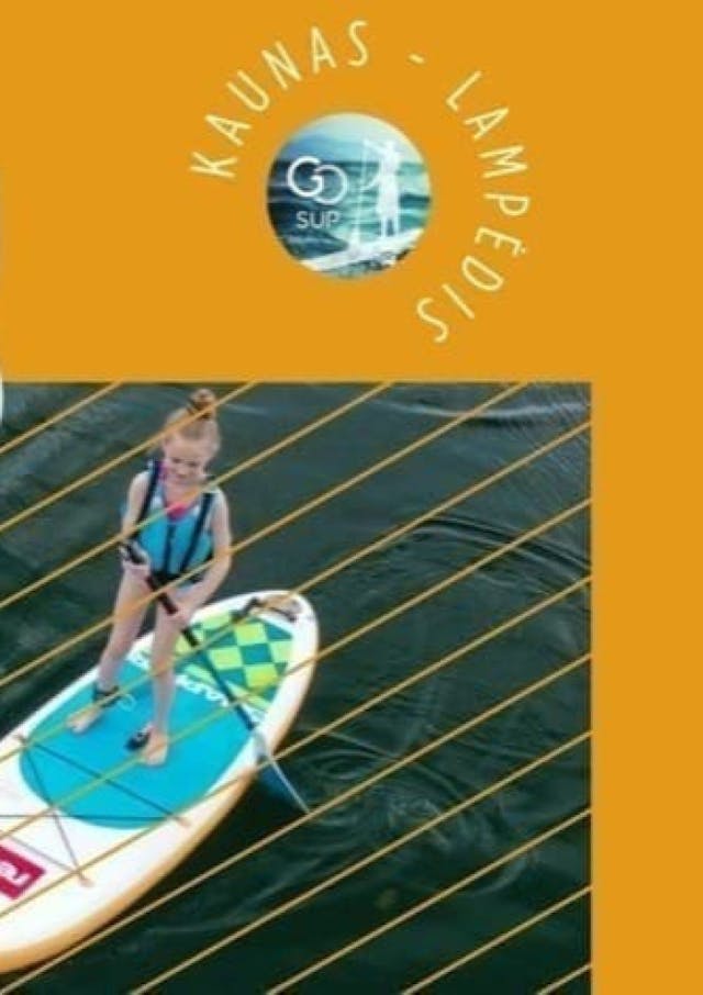 Lekcja paddleboardingu (SUP) dla dzieci (8-11 lat) w Kownie 06-18