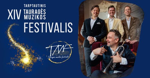 XIV Tauragė Music Festival/ TRYS TENORAI. LATVIA poster